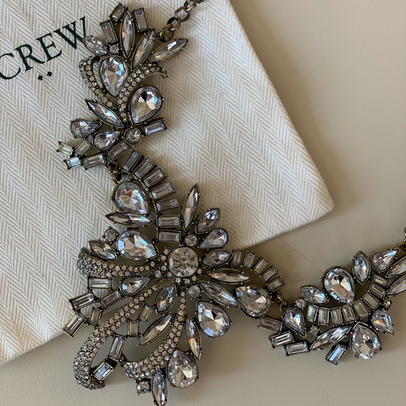 J. Crew Jewelry - J. Crew Rhinestone & Crystal Statement Necklace